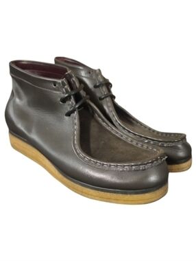 PROENZA SCHOULER | Leather & Suede Moc-Toe Chukka Boots EU 40 / US 10